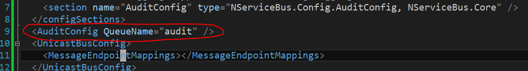New config file