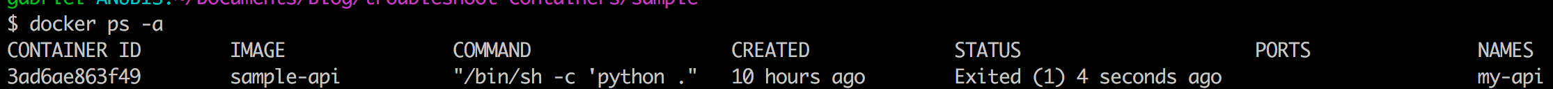 docker-ps